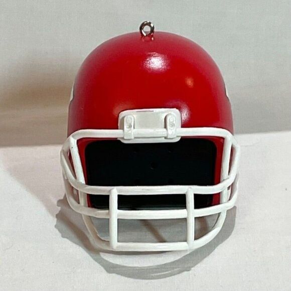 Kansas City Chiefs Helmet Ornament 2022 Hallmark Keepsake With Sound NFL New KC - Picture 5 of 7